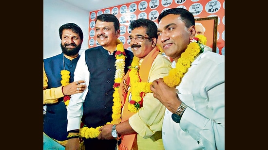 Devendra Fadnavis, as the state incharge, invested considerable effort in mediating disputes at the local level among party leaders (ANI)