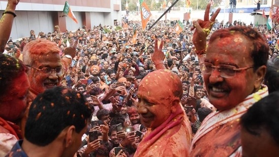 This election has seen the making of a Yogi constituency. By winning a mandate of incumbency in India’s most politically significant state, he has carved out a unique place for himself among the BJP’s regional satraps. (HT) This election has seen the making of a Yogi constituency. By winning a mandate of incumbency in India’s most politically significant state, he has carved out a unique place for himself among the BJP’s regional satraps. (HT)
