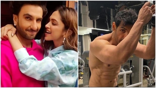 Ranveer-Deepika fawn over John's body as she sends updates from Pathaan  shoot