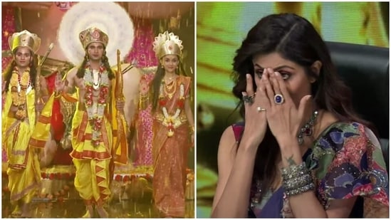 Shilpa Shetty gets teary-eyed upon watching a Ramayan-inspired performance on India's Got Talent.