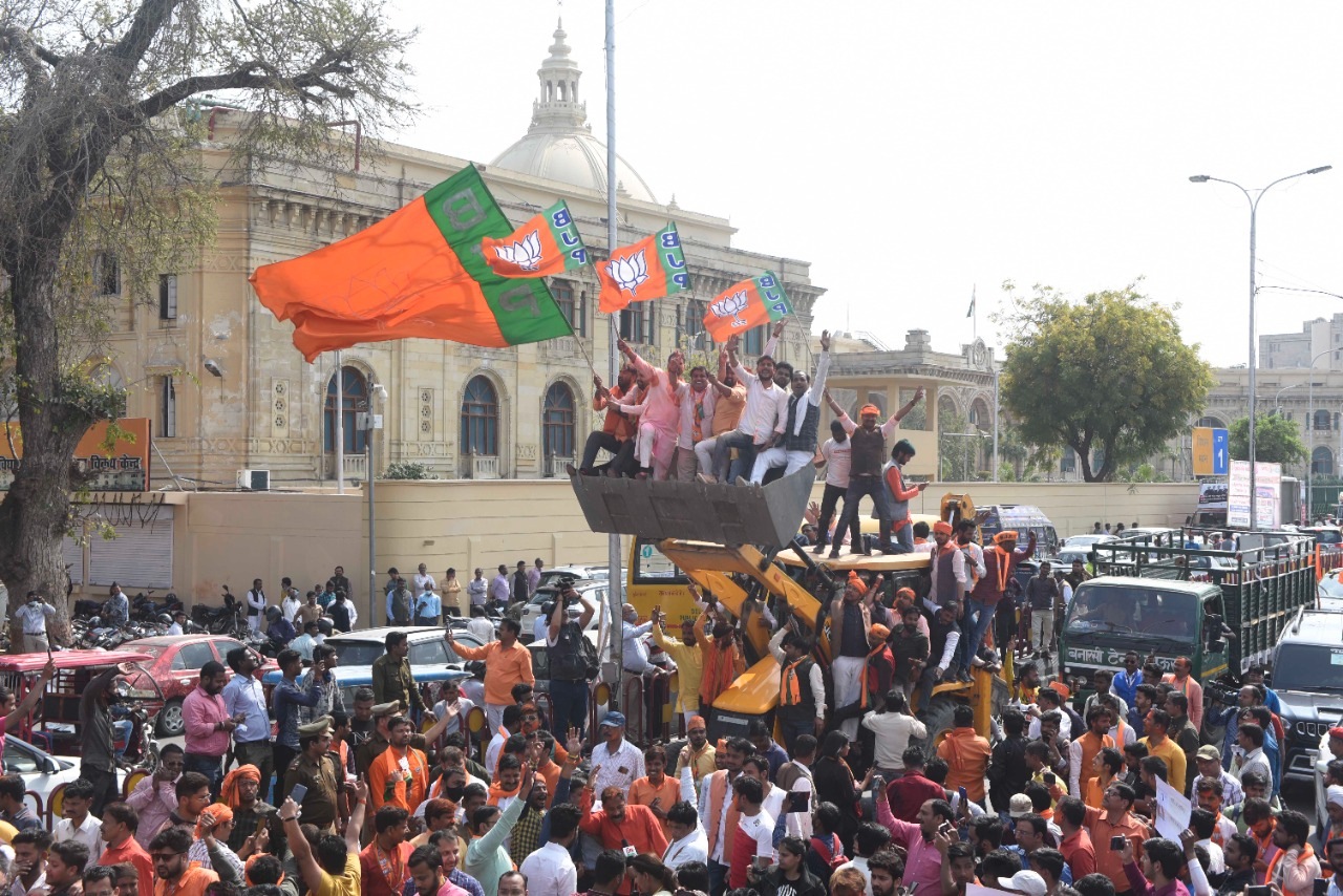 The BJP’s electoral success is a result of continuous political alertness and creativity. It has moved swiftly, creating one ideological wedge after the other and keeping the Opposition in suspense. (Deepak Gupta/HT) The BJP’s electoral success is a result of continuous political alertness and creativity. It has moved swiftly, creating one ideological wedge after the other and keeping the Opposition in suspense. (Deepak Gupta/HT)