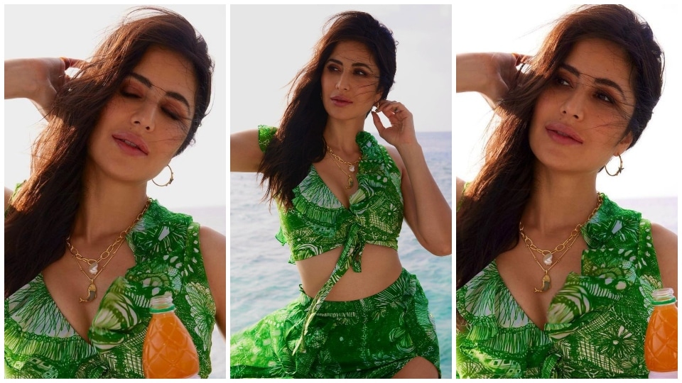 Katrina Kaif is a total beach babe in cropped top and flowy skirt. Katrina Kaif is a total beach babe in cropped top and flowy skirt. 