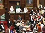 Cong MLAs walk out 3 times in 15 minutes during Question hour(PTI file photo)