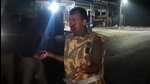 An injured policeman after the violence in Kaushambi on Thursday. (HT file) An injured policeman after the violence in Kaushambi on Thursday. (HT file)