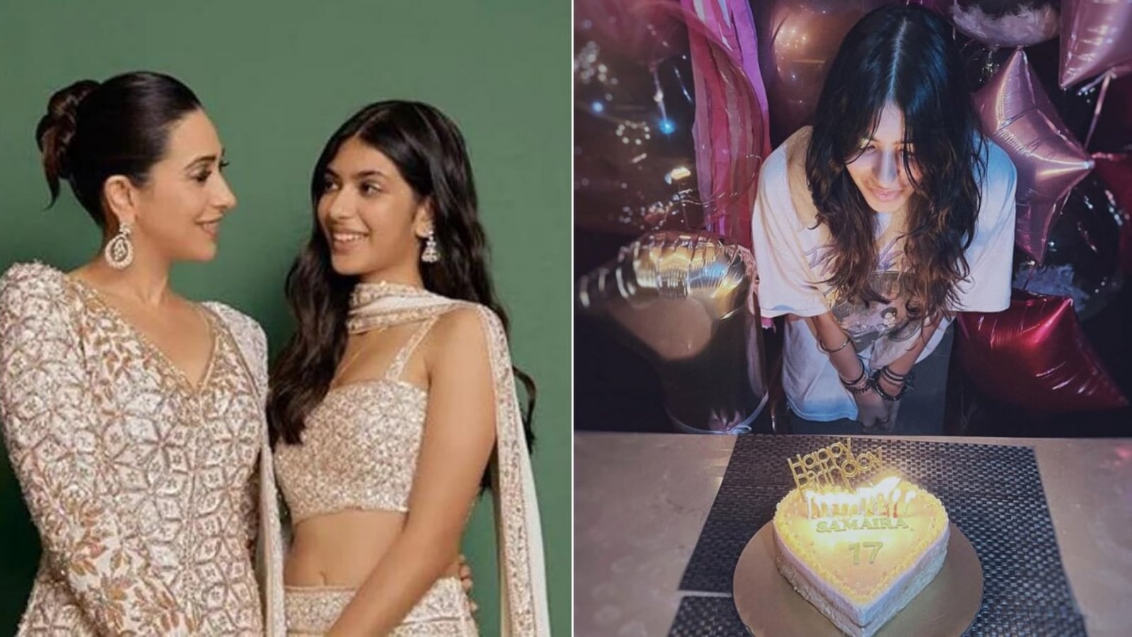 Karishma Kopoor Xxxx - Karisma shares pic from daughter Samaira's 17th birthday celebration |  Bollywood - Hindustan Times