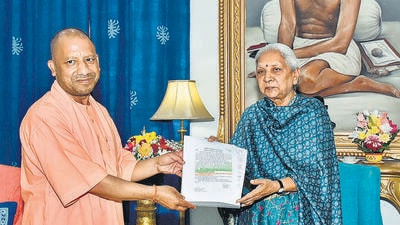 Yogi Adityanath is set to become the first chief minister to return to power in Uttar Pradesh after completing a five-year term. (PTI)