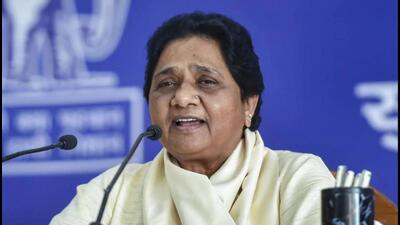 The Bahujan Samaj Party (BSP) has managed a vote share of just 12.7% in the Uttar Pradesh assembly elections 2022. (HT PHOTO.)