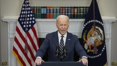US President Joe Biden. (Bloomberg) US President Joe Biden. (Bloomberg)
