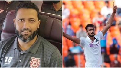 Wasim Jaffer and Axar Patel