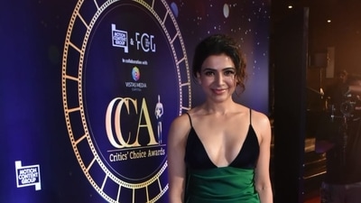 Samantha Ruth Prabhu at the Critics Choice Awards. Samantha Ruth Prabhu at the Critics Choice Awards.