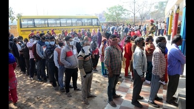 There are 82 villages in Mohali urban, 164 in Kharar, and 154 in Dera Bassi assembly constituencies. (HT File Photo)