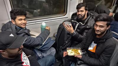 The Indian embassy in Moscow issued guidelines for Indian students in Russian universities after being contacted by them for advice on their continued stay in Russia. (PTI PHOTO.)