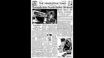HT This Day: March 18, 1978 -- Tornado hits North Delhi: 30 dead HT This Day: March 18, 1978 -- Tornado hits North Delhi: 30 dead