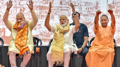 Modi-Shah-Yogi trio: High on energy, potent on delivery. Modi-Shah-Yogi trio: High on energy, potent on delivery.
