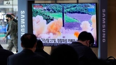 The Biden administration says two North Korean missile launches in recent weeks were in fact test-firings of a new long-range ICBM. (AP) The Biden administration says two North Korean missile launches in recent weeks were in fact test-firings of a new long-range ICBM. (AP)