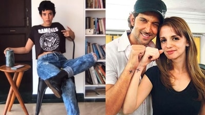 Saba Azad has earned praise from Hrithik Roshan and Sussanne Khan. Saba Azad has earned praise from Hrithik Roshan and Sussanne Khan. 