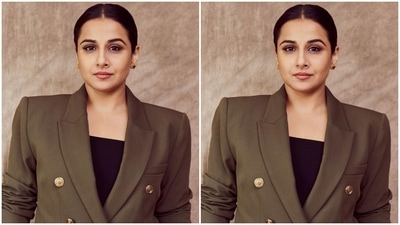 The double-breasted blazer comes in an olive green shade and features long pulled-back sleeves, raised shoulders, notch-lapel collars, metallic gold buttons on the front, patch pockets, and an oversized fitting. (Instagram/@who_wore_what_when) The double-breasted blazer comes in an olive green shade and features long pulled-back sleeves, raised shoulders, notch-lapel collars, metallic gold buttons on the front, patch pockets, and an oversized fitting. (Instagram/@who_wore_what_when)