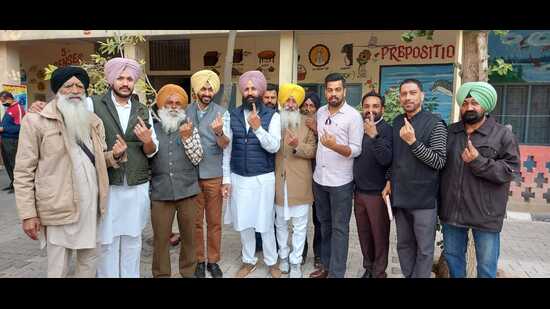 Simarjeet and Balwinder Singh Bains of the Lok Insaaf Party (LIP) faced defeats in the 2022 Punjab elections. (HT File)