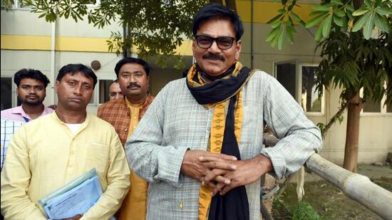 BJP’s Thakur Dhirendra Singh defeated Samajwadi Party-Rashtriya Lok Dal (SP-RLD) candidate and four-time Member of Parliament Avtar Singh Bhadana by 56,315 votes, winning what political experts said would be a tough fight in the high-profile constituency of Jewar. (Sunil Ghosh/HTPhoto)