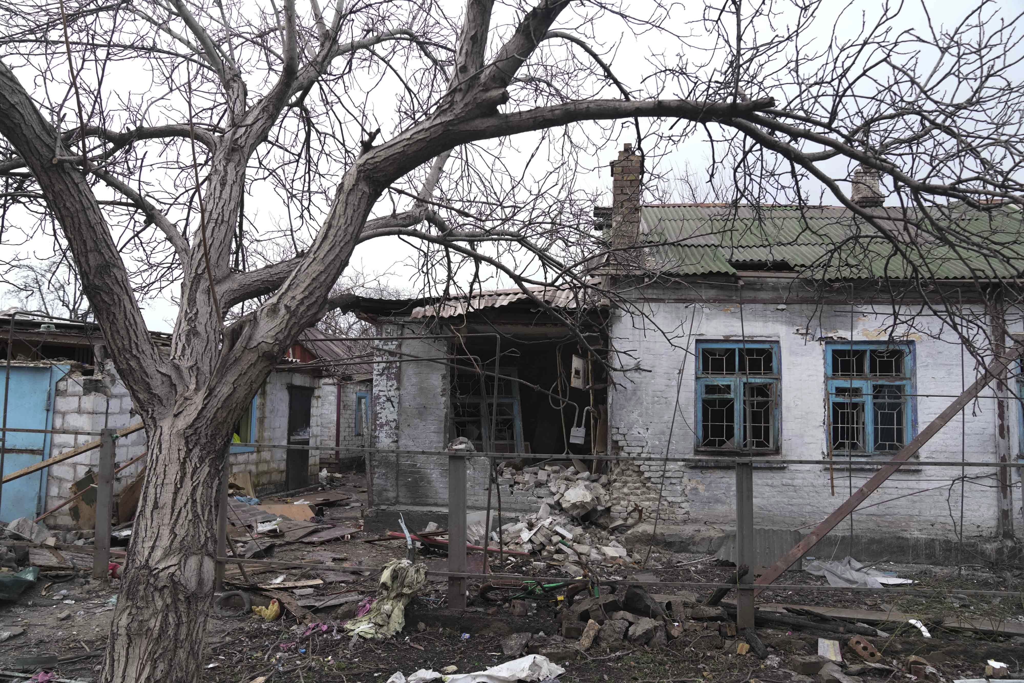 The new airstrikes in western Ukraine were likely a message from Russia that no area was safe. (AP)