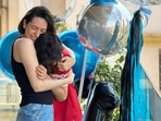 Karisma Kapoor shared a picture on her Instagram account from her son's birthday celebrations. Karisma Kapoor shared a picture on her Instagram account from her son's birthday celebrations.
