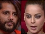 Kangana Ranaut slammed Kaaranvir Bohra for asking Anjali Arora to fake a crush on him on Lock Upp. Kangana Ranaut slammed Kaaranvir Bohra for asking Anjali Arora to fake a crush on him on Lock Upp.
