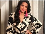 Shruti Seth demonstrates how to perform 'yoga in tight spaces'