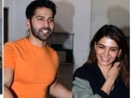 Varun Dhawan and Samantha Ruth Prabhu in Mumbai. Varun Dhawan and Samantha Ruth Prabhu in Mumbai.