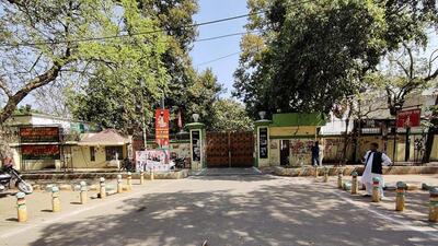 The Samajwadi Party office in Lucknow wears a deserted look after the declaration of the UP poll results. (ANI PHOTO) The Samajwadi Party office in Lucknow wears a deserted look after the declaration of the UP poll results. (ANI PHOTO)