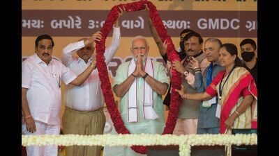 Prime Minister Narendra Modi in Ahmedabad, March 11, 2022 (AFP) Prime Minister Narendra Modi in Ahmedabad, March 11, 2022 (AFP)