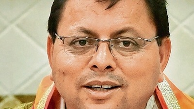 The 46-year-old Dhami, who took over as the youngest chief minister of the state on July 4 last year, is credited with keeping the administration stable and free of controversies in his 7-month tenure after the BJP changed the chief minister twice in five years. leading to charges of instability by the opposition (PTI) The 46-year-old Dhami, who took over as the youngest chief minister of the state on July 4 last year, is credited with keeping the administration stable and free of controversies in his 7-month tenure after the BJP changed the chief minister twice in five years. leading to charges of instability by the opposition (PTI)