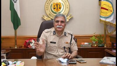 The CBI on Friday questioned Mumbai police commissioner Sanjay Pandey for six hours in connection with the corruption case registered against former home minister Anil Deshmukh. (HT PHOTO.) The CBI on Friday questioned Mumbai police commissioner Sanjay Pandey for six hours in connection with the corruption case registered against former home minister Anil Deshmukh. (HT PHOTO.)