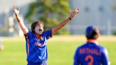 Jhulan Goswami of India (AP)