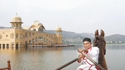 A gondola ventures to Jal Mahal (Anne Garde) A gondola ventures to Jal Mahal (Anne Garde)
