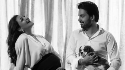 Kajal Aggarwal is expecting her first child with her husband Gautam Kitchlu. Kajal Aggarwal is expecting her first child with her husband Gautam Kitchlu.