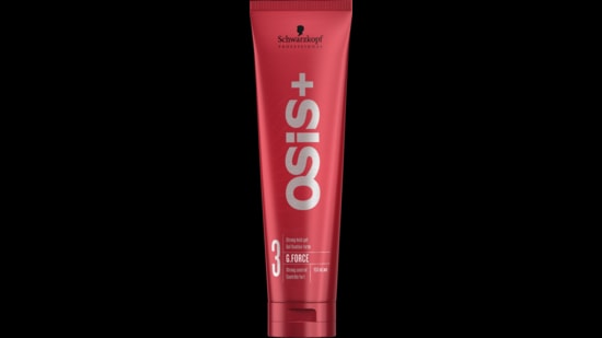 The OSIS G FORCE hairstyling gel by SCHWARZKOPF PROFESSIONAL has strong hold properties and a non-hardening texture