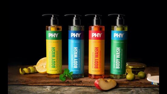 The sulphate free range of natural body washes from PHY smell and feel extremely good