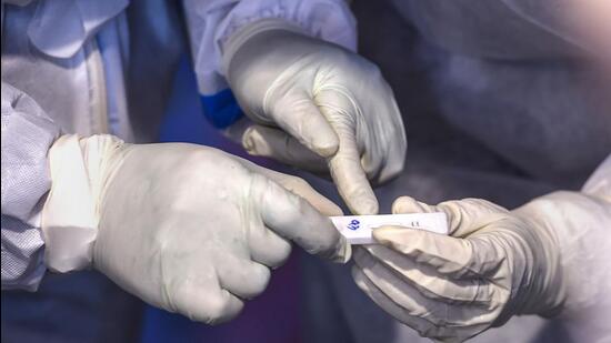 There are 33 active Covid cases in the district, of which 32 are under home isolation,and one patient is undergoing treatment at a government facility. (PTI)
