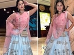 Sunny Leone manages to make heads turn every time she steps out of her house in trendy outfits. The actor has a huge fan following and she makes sure to treat them with all her doings. She has flooded her Instagram handle with photos and videos of her photoshoot stills. In her latest post, the One Night Stand actor can be seen going all desi in a blue lehenga teamed with bright pink organza duppata.