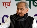 Rajasthan Chief Minister Ashok Gehlot seen at an event in this file photo. (PTI)(HT_PRINT) Rajasthan Chief Minister Ashok Gehlot seen at an event in this file photo. (PTI)(HT_PRINT)
