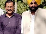 Aam Aadmi Party (AAP) Chief Ministerial candidate for Punjab Assembly Bhagwant Mann meets with Delhi Chief Minister and party National Convenor Arvind Kejriwal, in New Delhi. (File) (ANI) Aam Aadmi Party (AAP) Chief Ministerial candidate for Punjab Assembly Bhagwant Mann meets with Delhi Chief Minister and party National Convenor Arvind Kejriwal, in New Delhi. (File) (ANI)