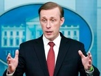 White House national security adviser Jake Sullivan speaks during a press briefing at the White House. White House national security adviser Jake Sullivan speaks during a press briefing at the White House.