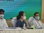 Congress president Sonia Gandhi chairing the CWC meeting in New Delhi on Sunday Congress president Sonia Gandhi chairing the CWC meeting in New Delhi on Sunday