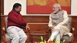 Is a confrontation between Narendra Modi and Kejriwal on the cards in the next five years? Early indications of the contours of such a face-off will come at the end of this year. (AFP) Is a confrontation between Narendra Modi and Kejriwal on the cards in the next five years? Early indications of the contours of such a face-off will come at the end of this year. (AFP)