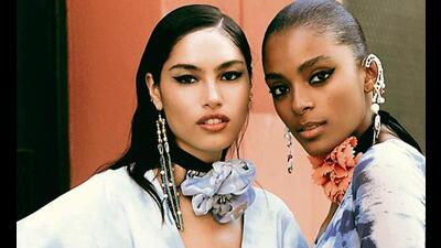 Floral chokers pair well with simpler, subtler prints and colours Floral chokers pair well with simpler, subtler prints and colours