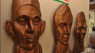 Punjab CM-elect Bhagwant Mann will take oath at Khatkar Kalan, the ancestral village of freedom fighter Bhagat Singh. (HT File Photo)