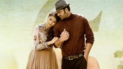 Pooja Hegde and Prabhas in Radhe Shyam. Pooja Hegde and Prabhas in Radhe Shyam.