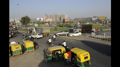 The work on the Kisan Chowk underpass is expected to begin in the next five to six months, said authority officials. (HT ARCHIVES) The work on the Kisan Chowk underpass is expected to begin in the next five to six months, said authority officials. (HT ARCHIVES)