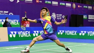 India's ace shuttler Lakshya Sen in action (ANI/File Photo) India's ace shuttler Lakshya Sen in action (ANI/File Photo)