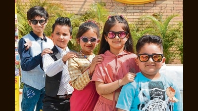 Participants of the health baby show during the 34th Spring Fest at the Town Park in Sector 5, Panchkula, on Sunday. (Sant Arora/HT) Participants of the health baby show during the 34th Spring Fest at the Town Park in Sector 5, Panchkula, on Sunday. (Sant Arora/HT)